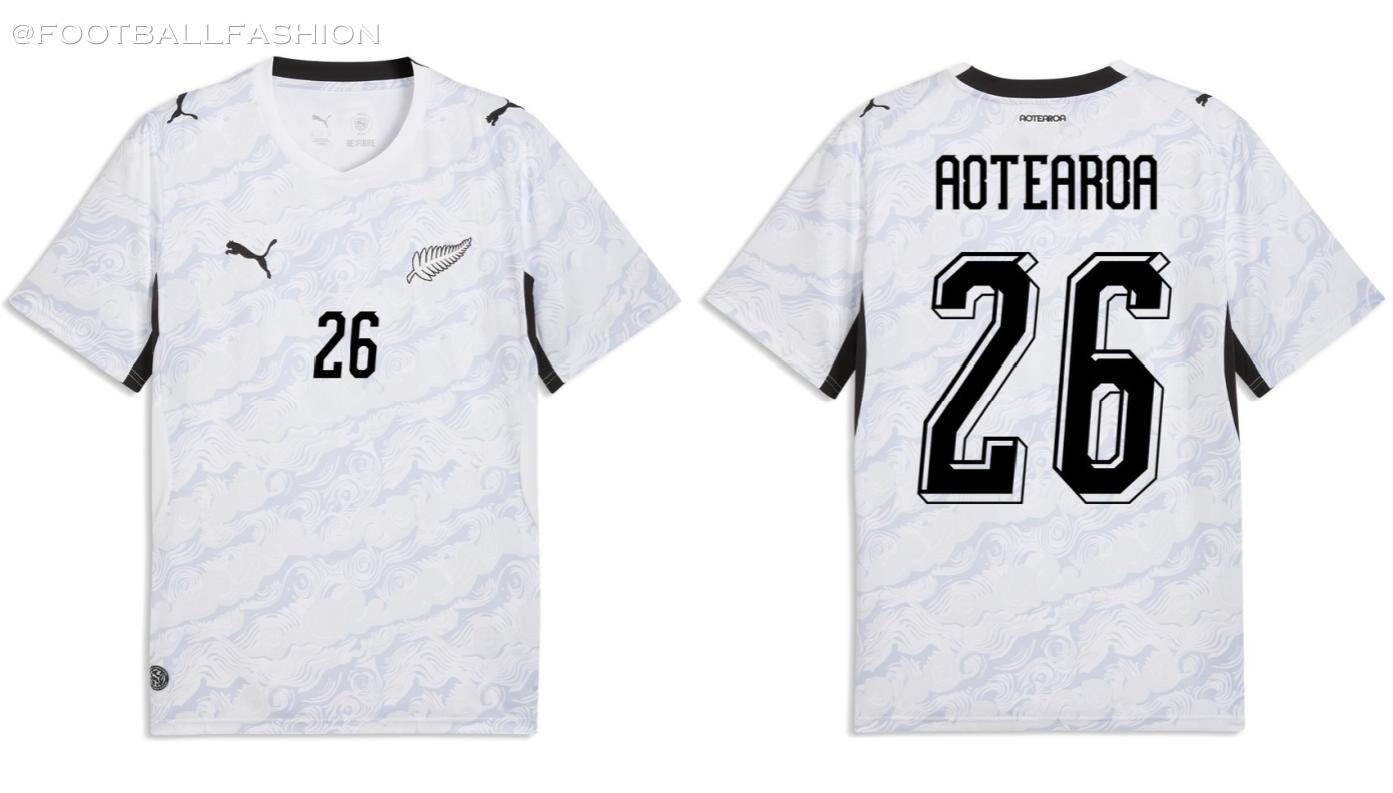 New Zealand PUMA World Cup 2026 2026/27 Football Kit, 2027 Shirt, 26/27 Soccer Jersey, Camiseta de Futbol 2026-27, Camisa 26-27, Camisola, Trikot, Maglia, Maillot
