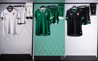 Iraq World Cup 2026 home jersey by Jako featuring the national crest.