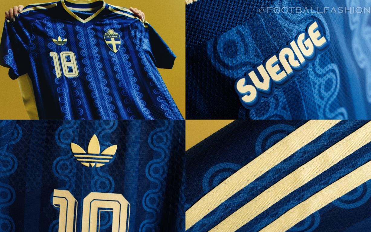 Sweden World Cup 2026 jersey by adidas featuring the yellow Trefoil logo and national team crest