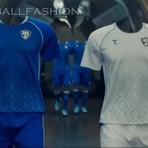 Uzbekistan World Cup 2026 home jersey by 7Saber featuring traditional patterns and UFA crest.