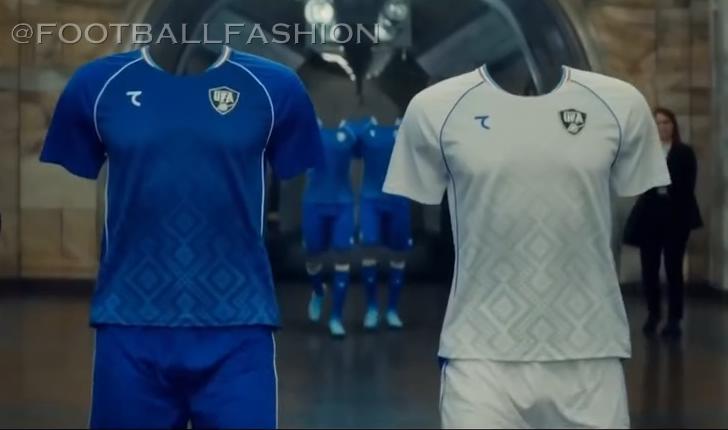Uzbekistan World Cup 2026 home jersey by 7Saber featuring traditional patterns and UFA crest.