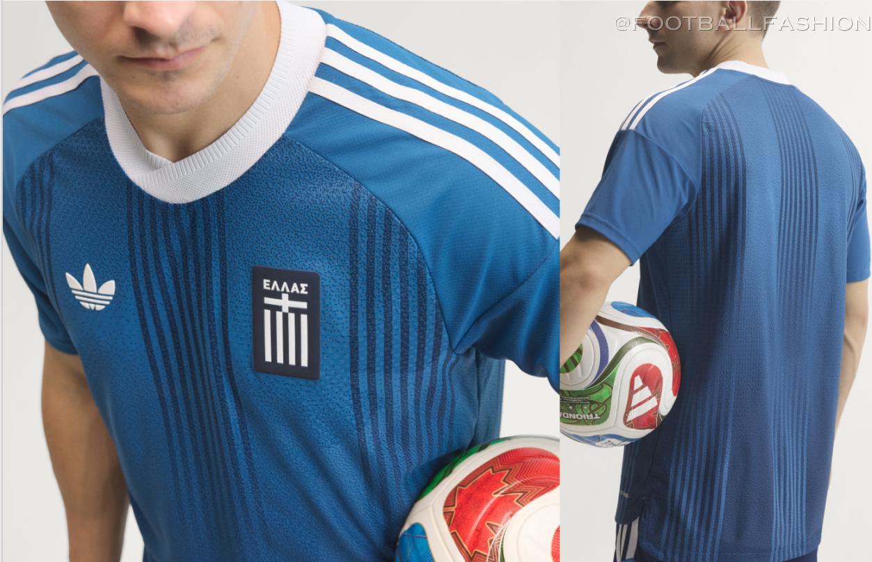 Blue adidas Greece 2026/27 jersey away kit
