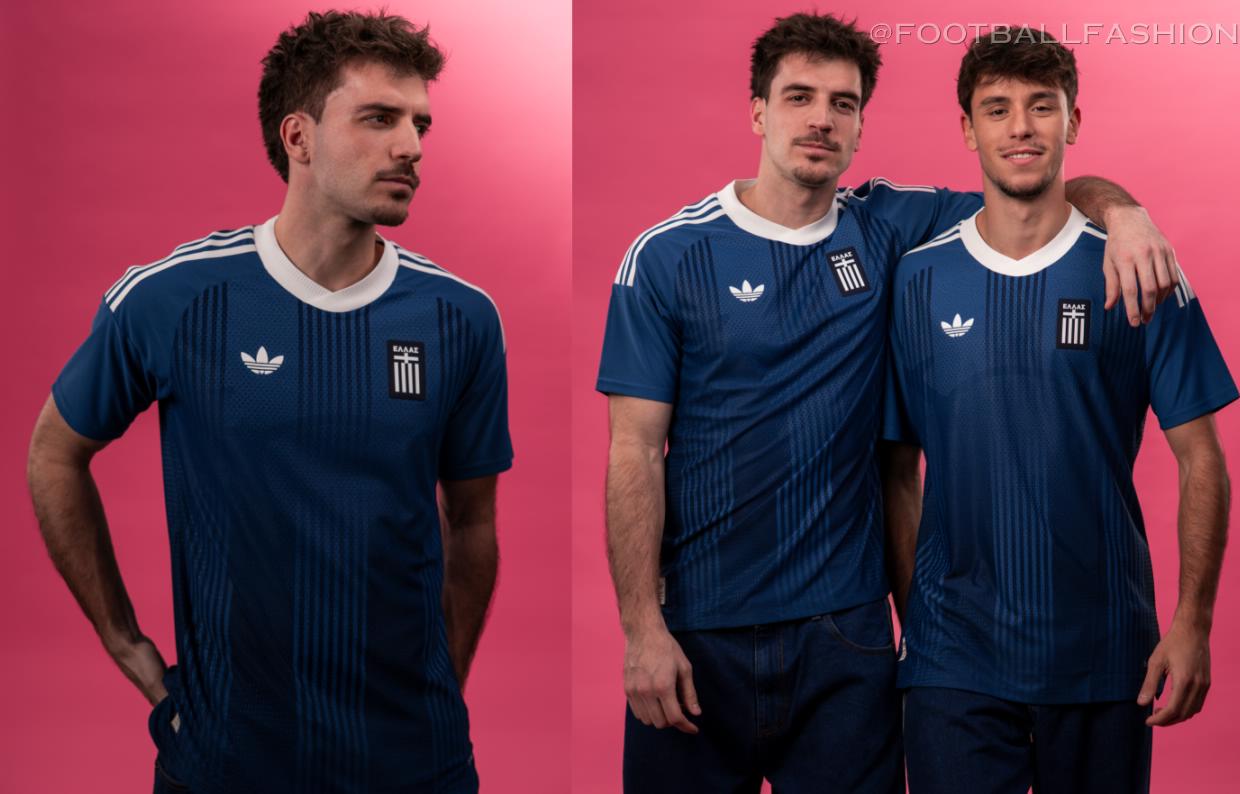 Blue adidas Greece 2026/27 jersey away kit