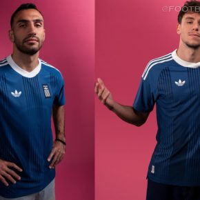 Blue adidas Greece 2026/27 jersey away kit