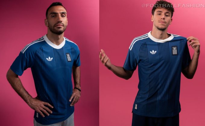 Blue adidas Greece 2026/27 jersey away kit