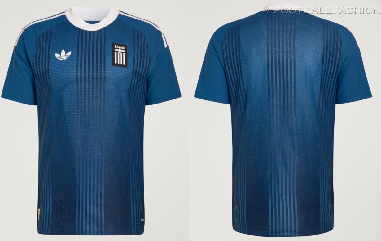 Blue adidas Greece 2026/27 jersey away kit