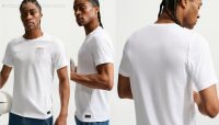 Nike Norway 2026/27 third kit jersey in all-white with platinum detailing featuring a textured fabric design and side panels.