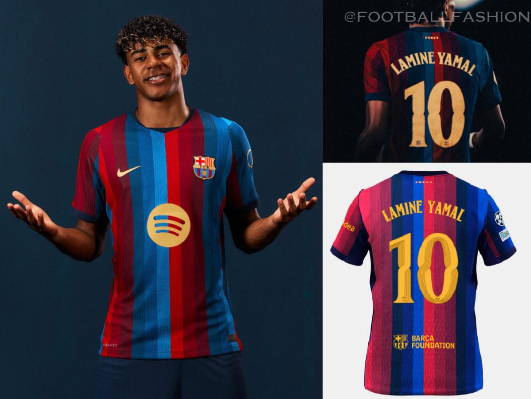 FC Barcelona 2026/27 Nike home jersey with blaugrana stripes