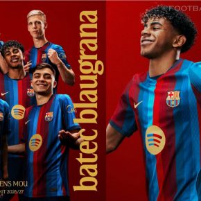 FC Barcelona 2026/27 Nike home jersey with blaugrana stripes