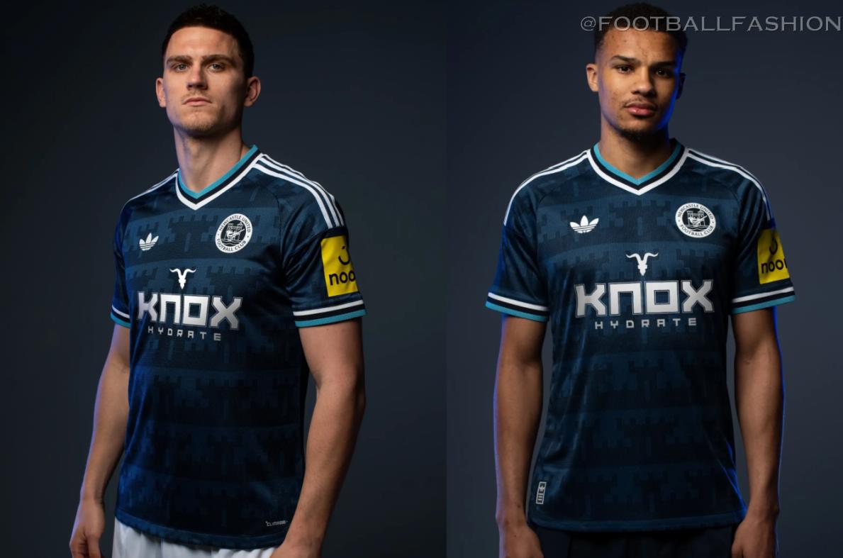 Newcastle 2026 Kit adidas night navy away jersey with vintage crest