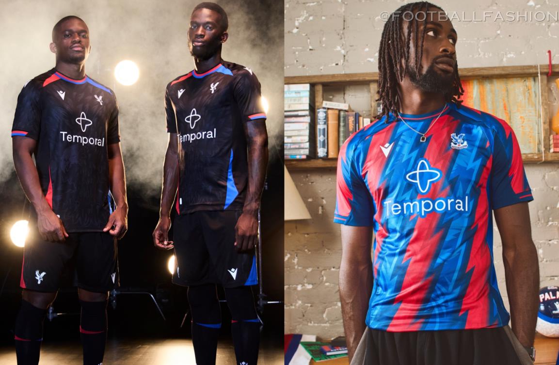 Crystal Palace 2026/27 away and third jersey by Macron with eagle graphic design