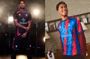 Crystal Palace 2026/27 away and third jersey by Macron with eagle graphic design
