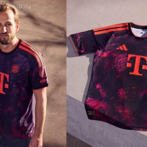 FC Bayern Munich 2026/27 adidas Champions League kit in navy-purple with red trim