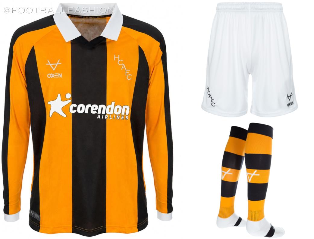 Hull City AFC 2026/27 jersey home and away kits by Oxen