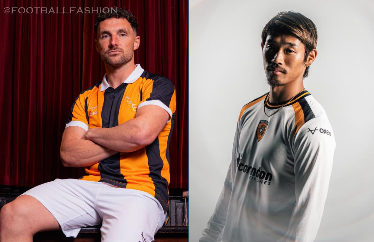 Hull City AFC 2026/27 jersey home and away kits by Oxen