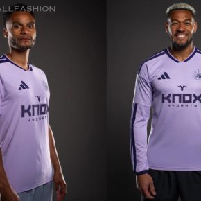Newcastle United 2026/27 adidas third kit jersey in Fresh Lilac