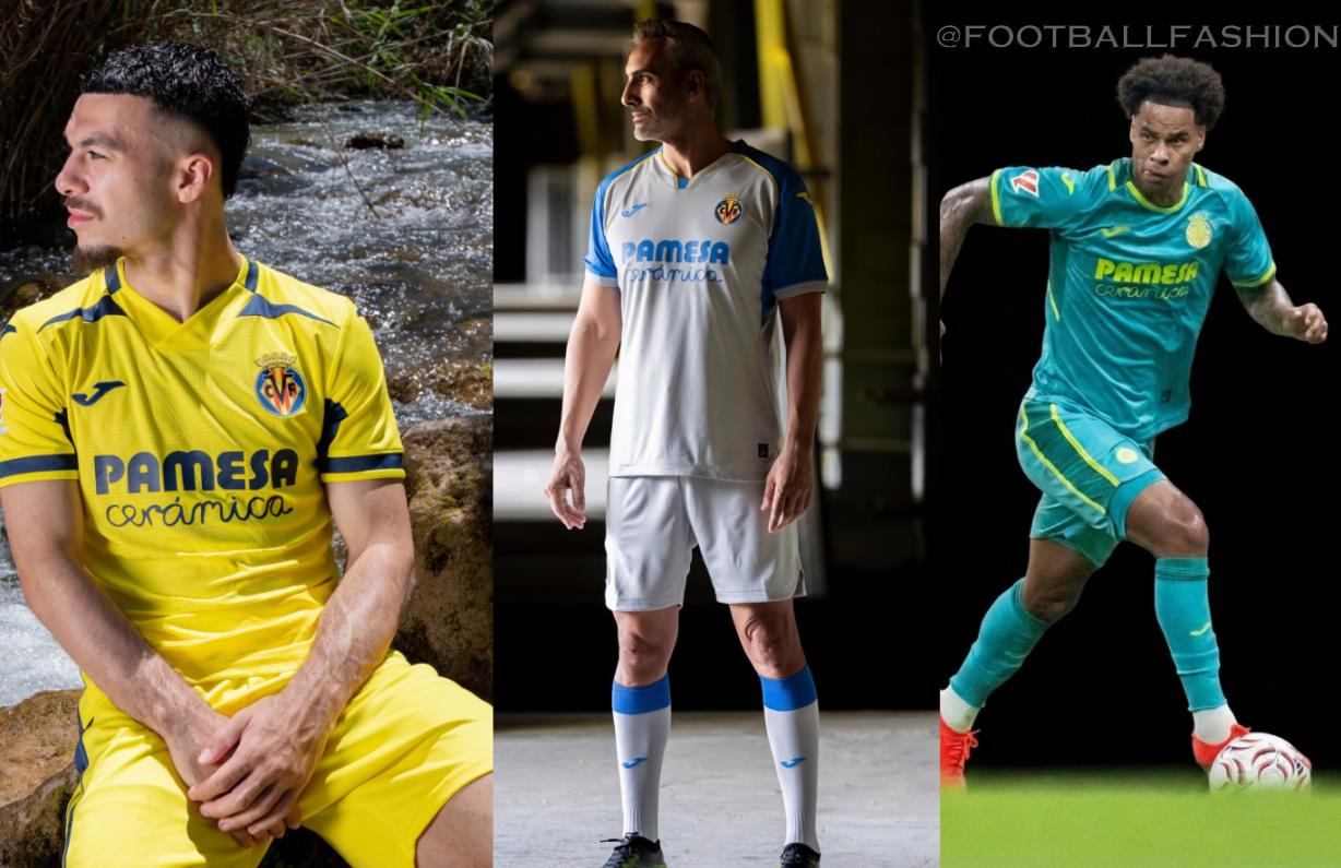 Villarreal CF 2026/27 home, away and third football jerseys