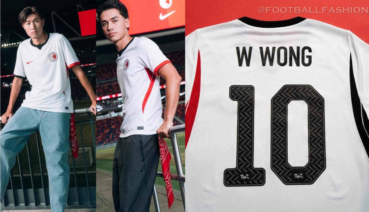 Hong Kong 2026/27 Nike home red and away white jerseys