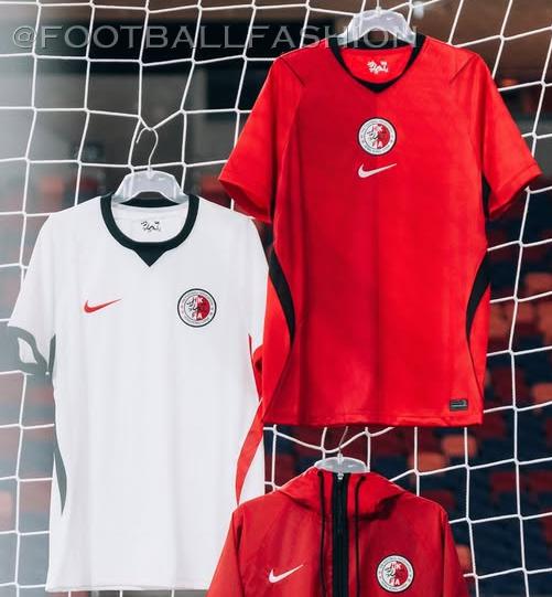 Hong Kong 2026/27 Nike home red and away white jerseys