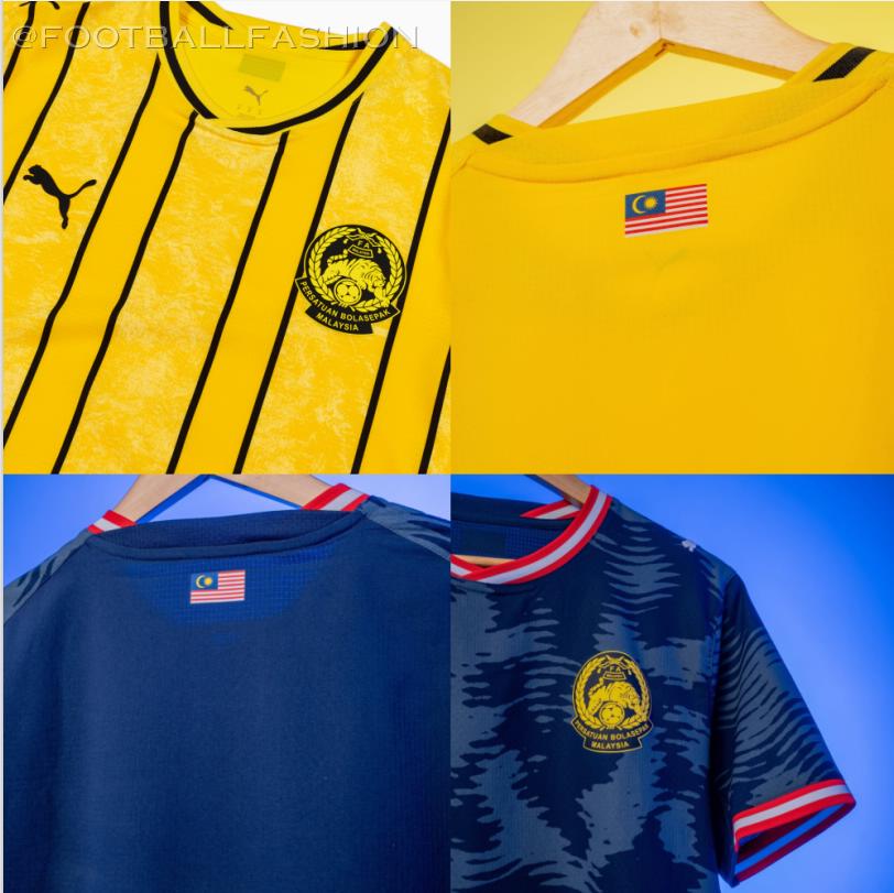 PUMA Malaysia 2026/27 Jersey home and away kits for the national football team