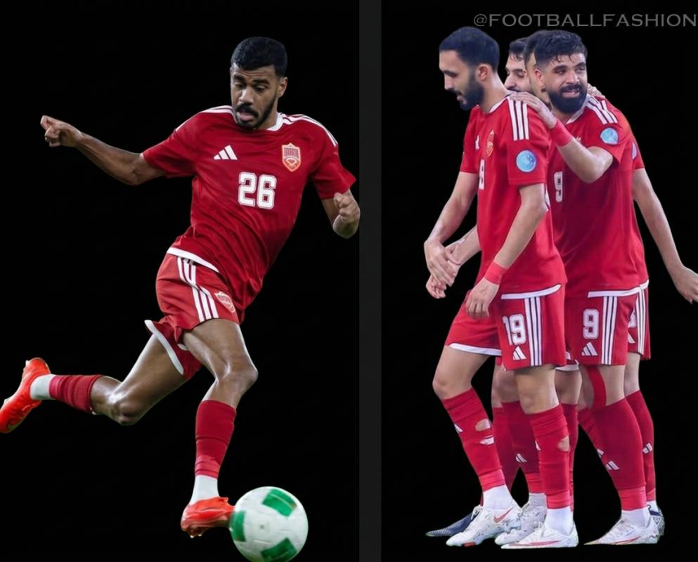 Bahrain 2026/27 adidas home jersey in traditional red