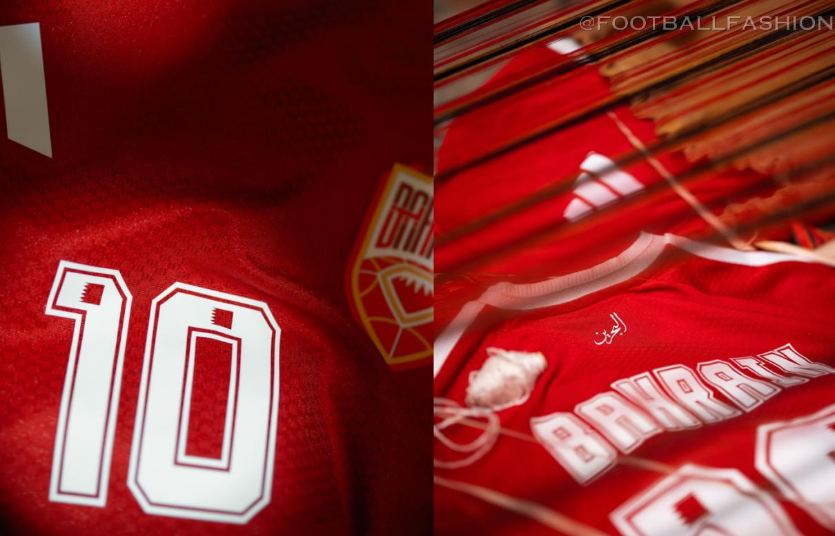 Bahrain 2026/27 adidas home jersey in traditional red
