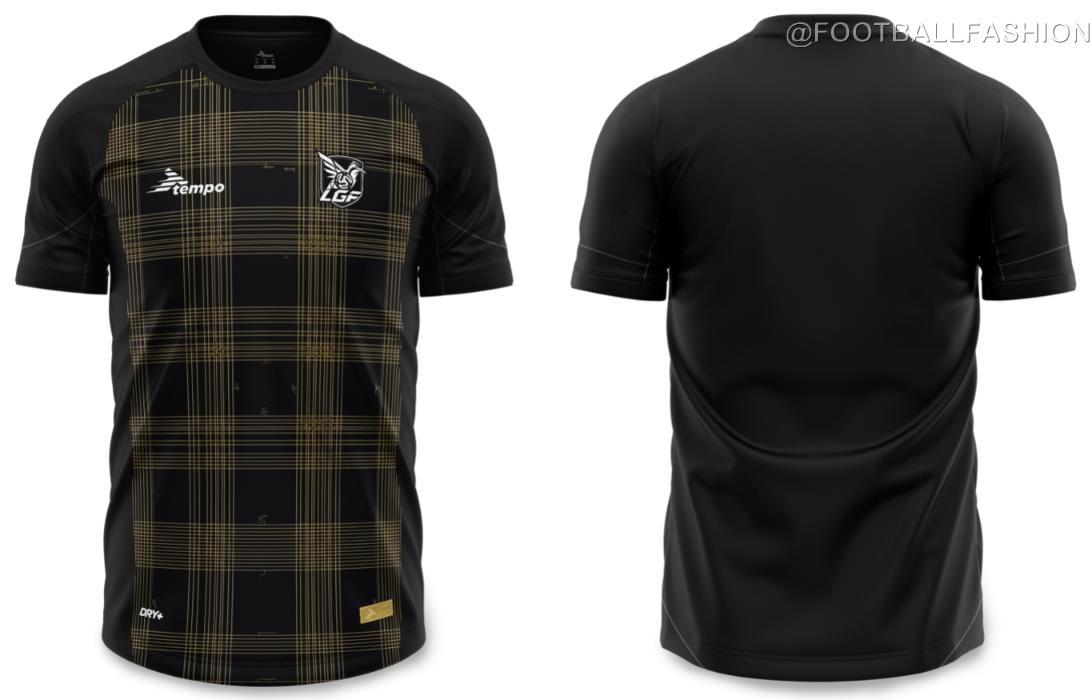 Guadeloupe 2026/27 jersey collection by Tempo featuring the red home, green away and black and gold third kits
