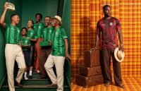 Guadeloupe 2026/27 jersey collection by Tempo featuring the red home, green away and black and gold third kits