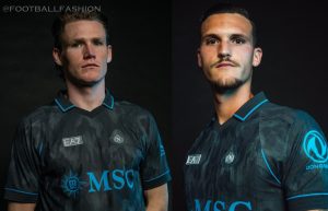 SSC Napoli 2026/27 Jersey featuring the EA7 Halloween design dedicated to Munaciello folklore.