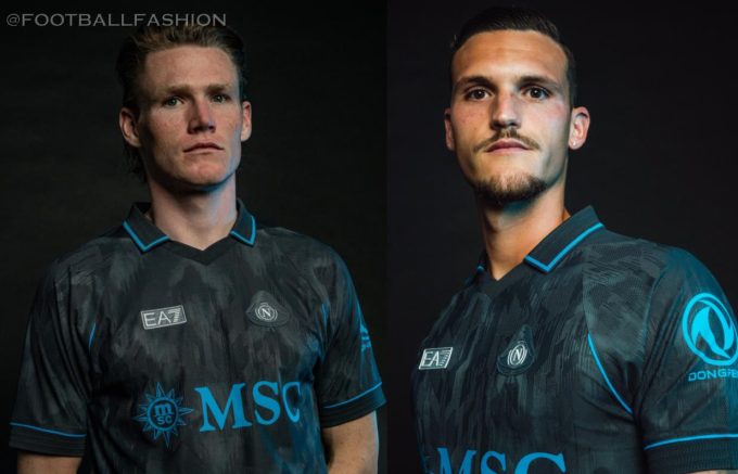 SSC Napoli 2026/27 Jersey featuring the EA7 Halloween design dedicated to Munaciello folklore.