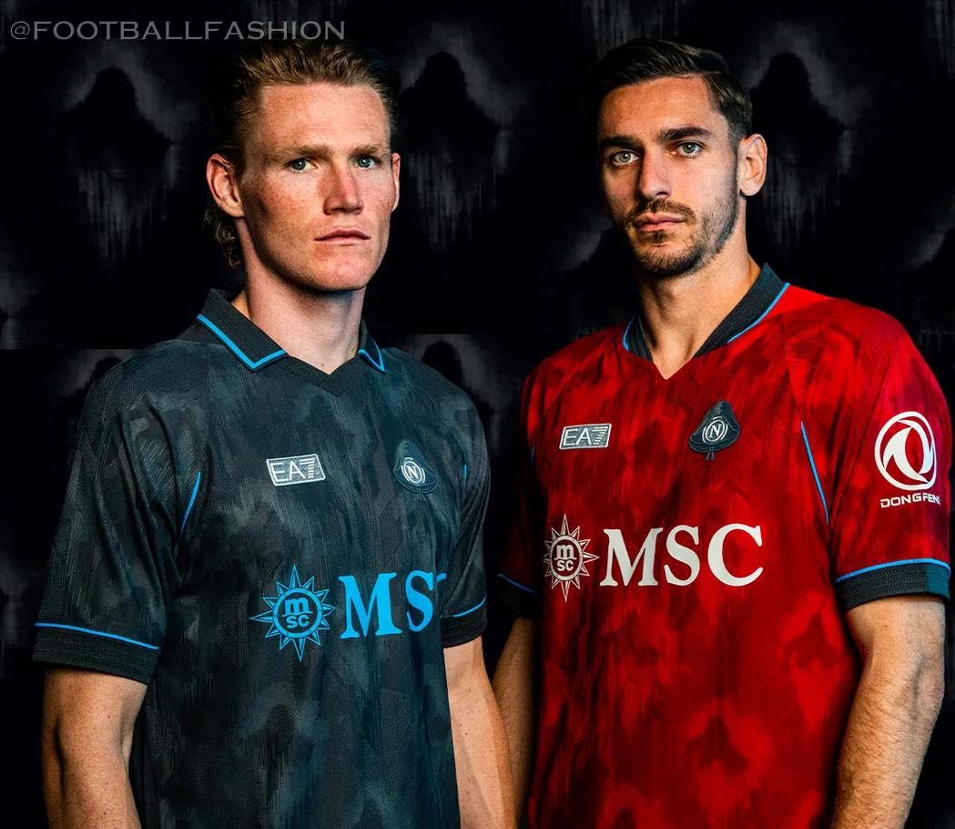 SSC Napoli 2026/27 Jersey featuring the EA7 Halloween design dedicated to Munaciello folklore.