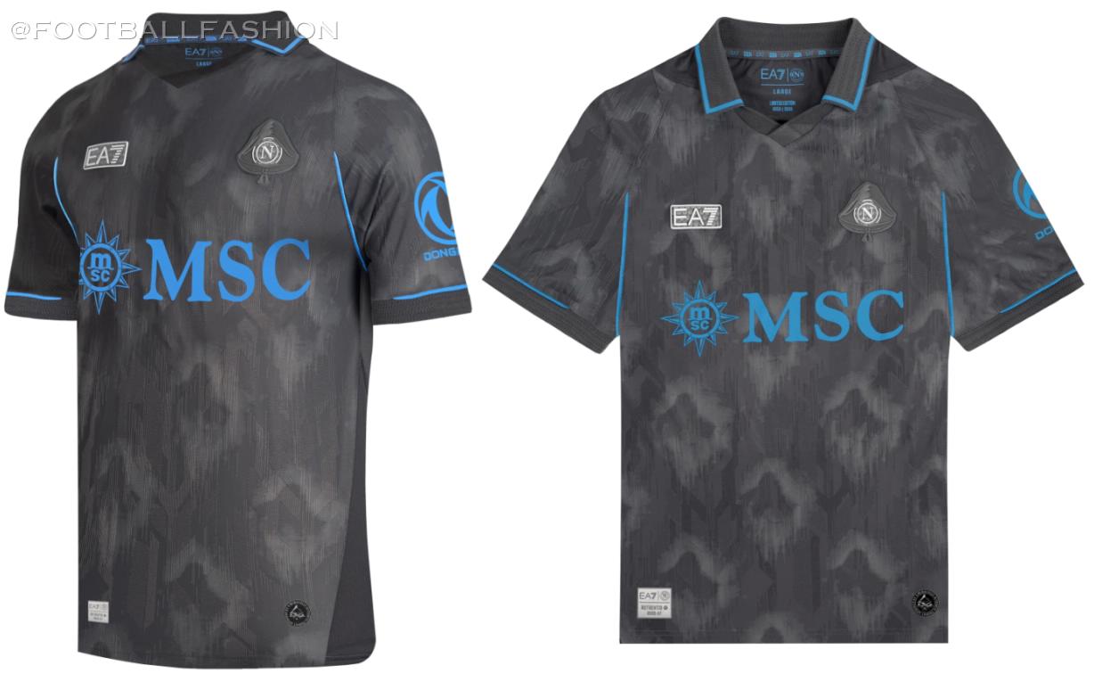 SSC Napoli 2026/27 Jersey featuring the EA7 Halloween design dedicated to Munaciello folklore.